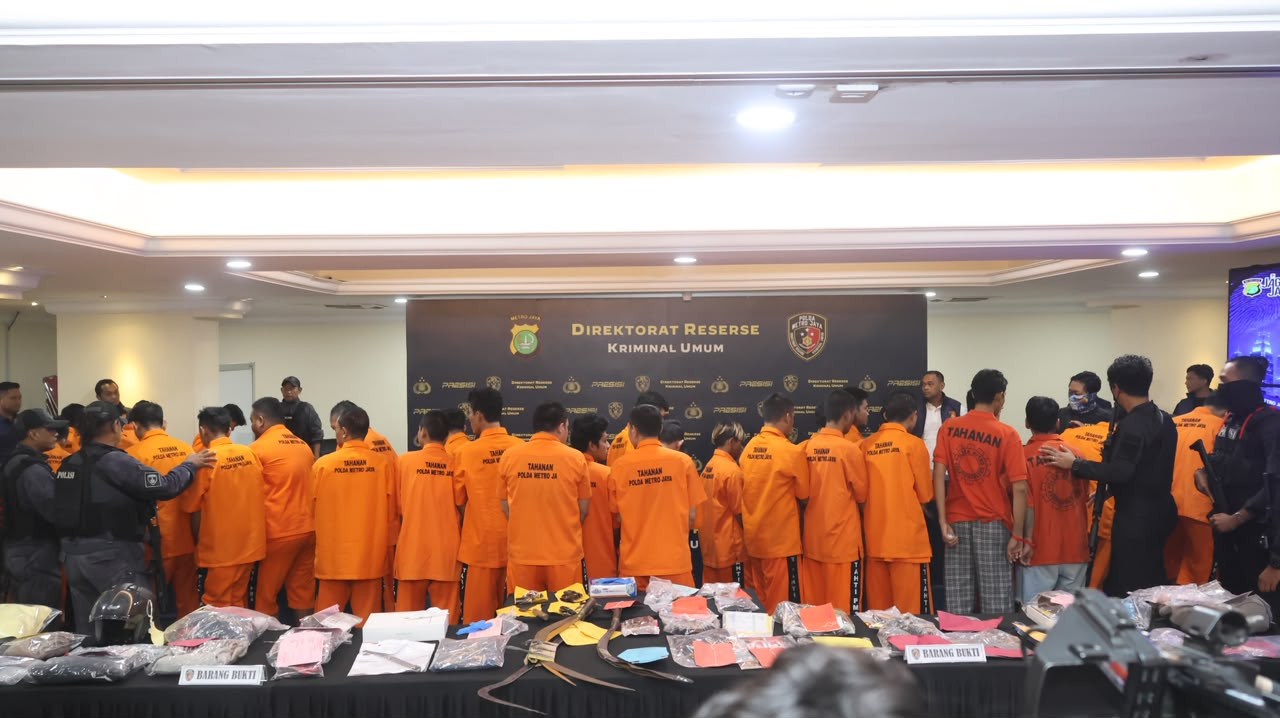 Polda Metro Jaya Ungkap 2.216 Kasus Curat Curas dan Curanmor, Sebanyak 2.054 Tersangka Diamankan