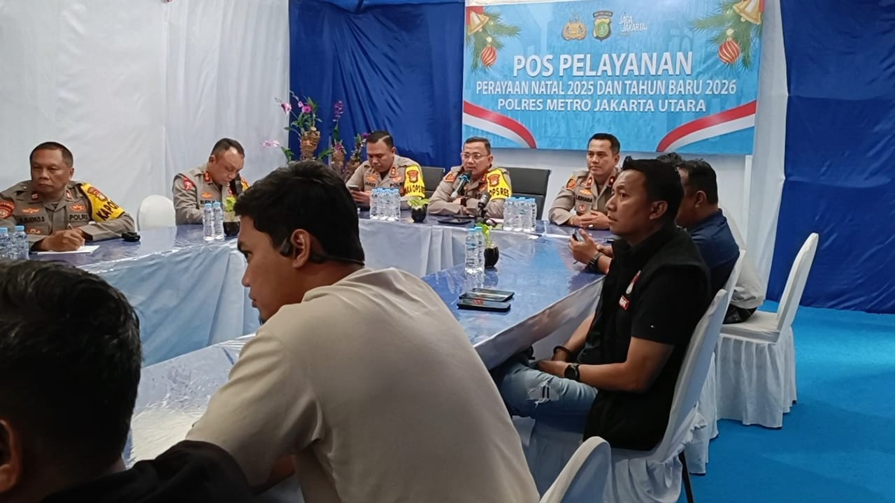 Kapolres Metro Jakarta Utara Pimpin Rapat Kesiapan Pengamanan Tahun Baru 2026 di Kawasan Ancol