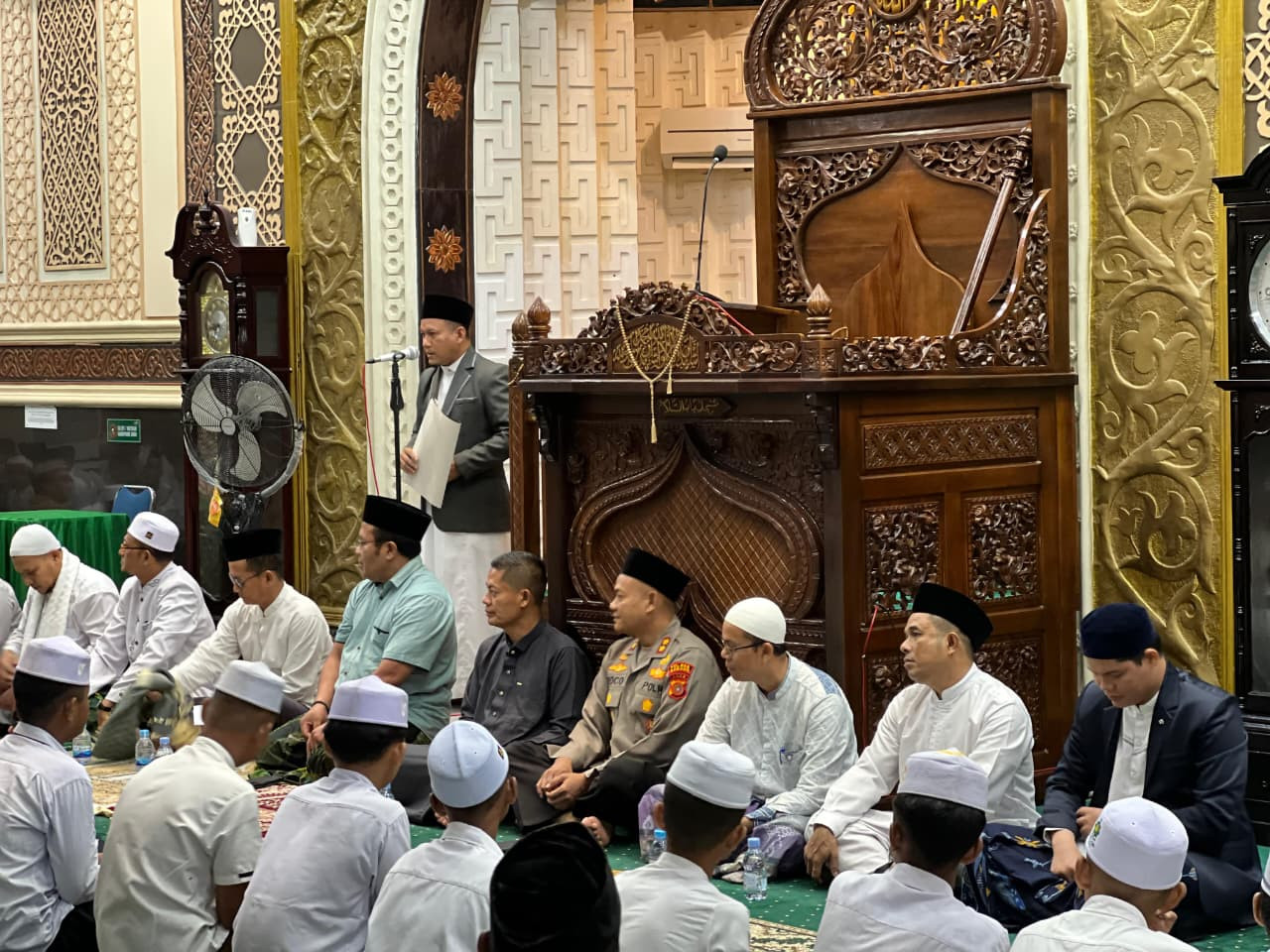 Danlanal Sabang Hadiri Zikir Bersama Peringatan Hari Santri Tahun 2025