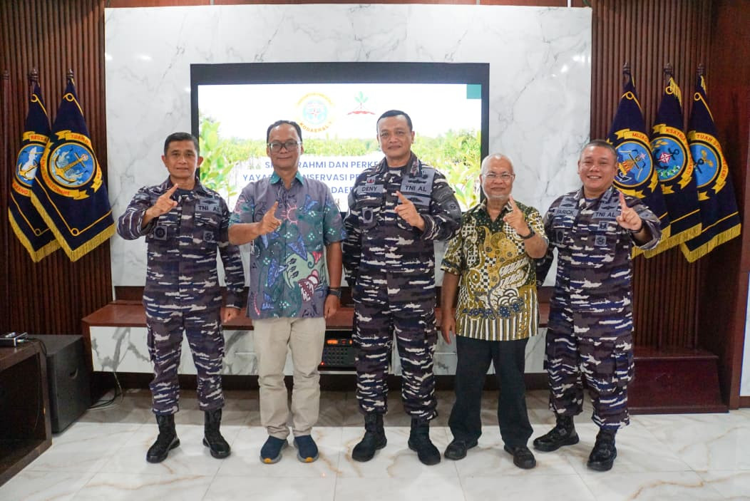 Turut Jaga Kelestarian Kawasan Pesisir, Kodaeral I Jalin Sinergitas Dengan Yayasan Konservasi Pesisir Indonesia