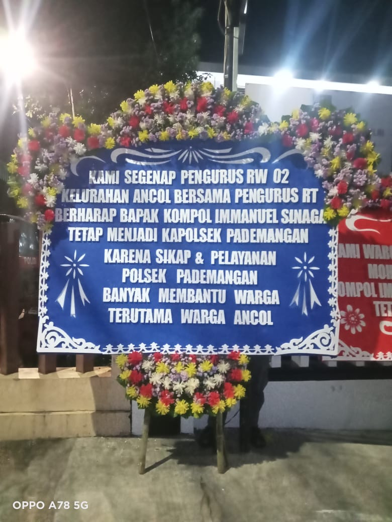 Dinilai Berhasil Jaga Kamtibmas, Warga Pademangan Berharap Kapolsek Tidak Dimutasi