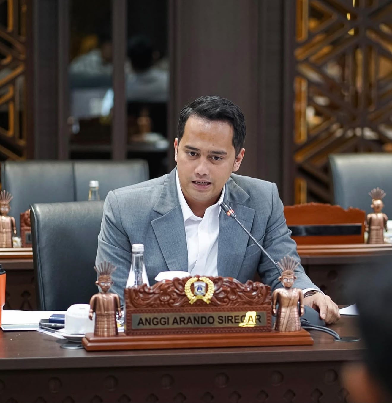 Legislator Gerindra Anggi Arando Siregar Suarakan Keluhan Warga Tanah Merah, Lapangan Bola Berubah Jadi Danau