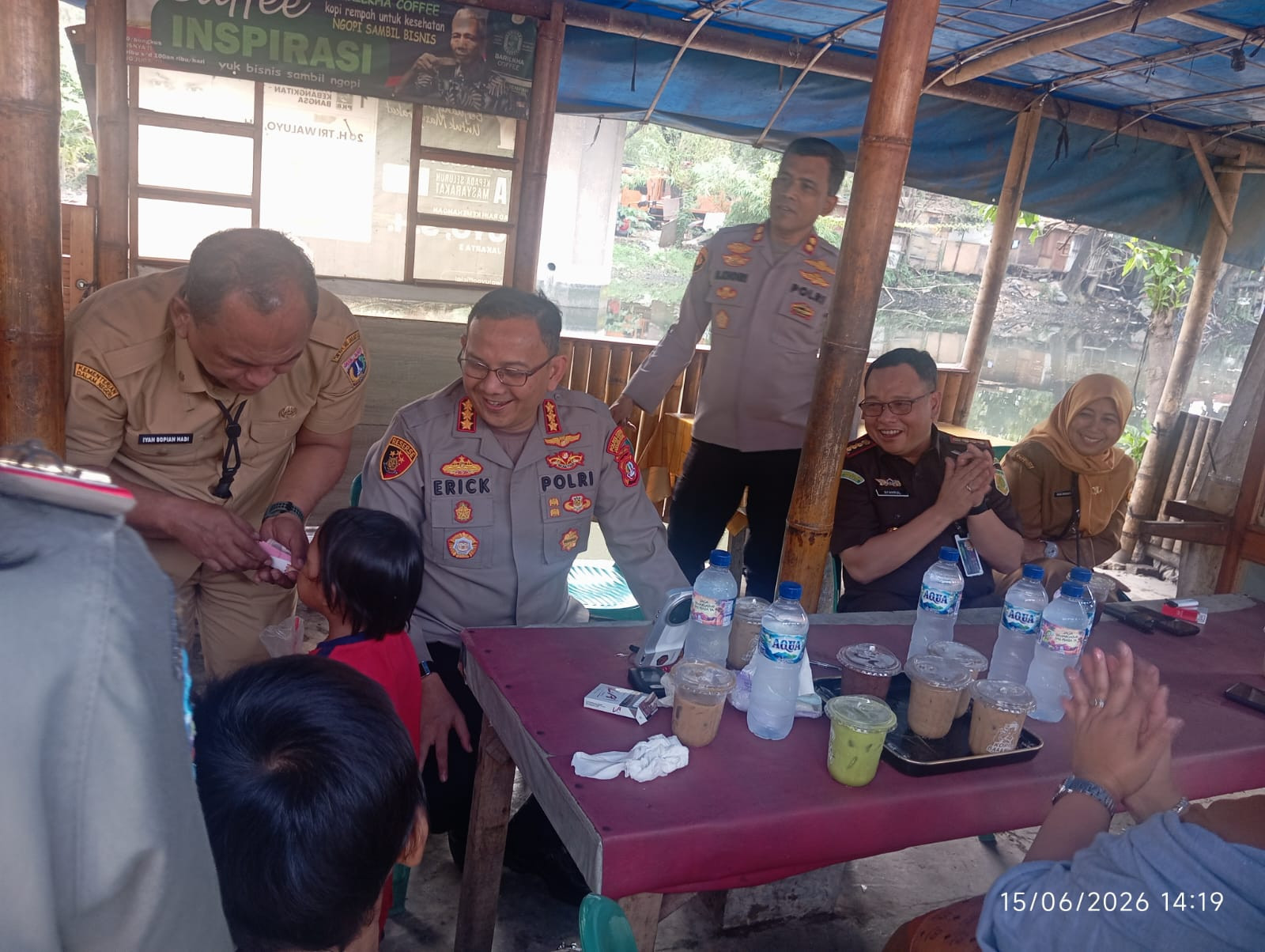 On The Spot Kapolres Metro Jakarta Utara di Pejagalan, Perkuat Komunikasi dan Antisipasi Gangguan Kamtibmas