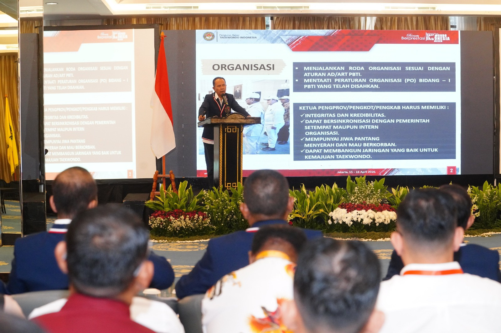 Tutup Rakernas Taekwondo Indonesia 2026, Ketum PBTI: Musuh Adalah Hadiah Bagimu, Ia Memberi Kesempatan Melakukan Hal Terbaik