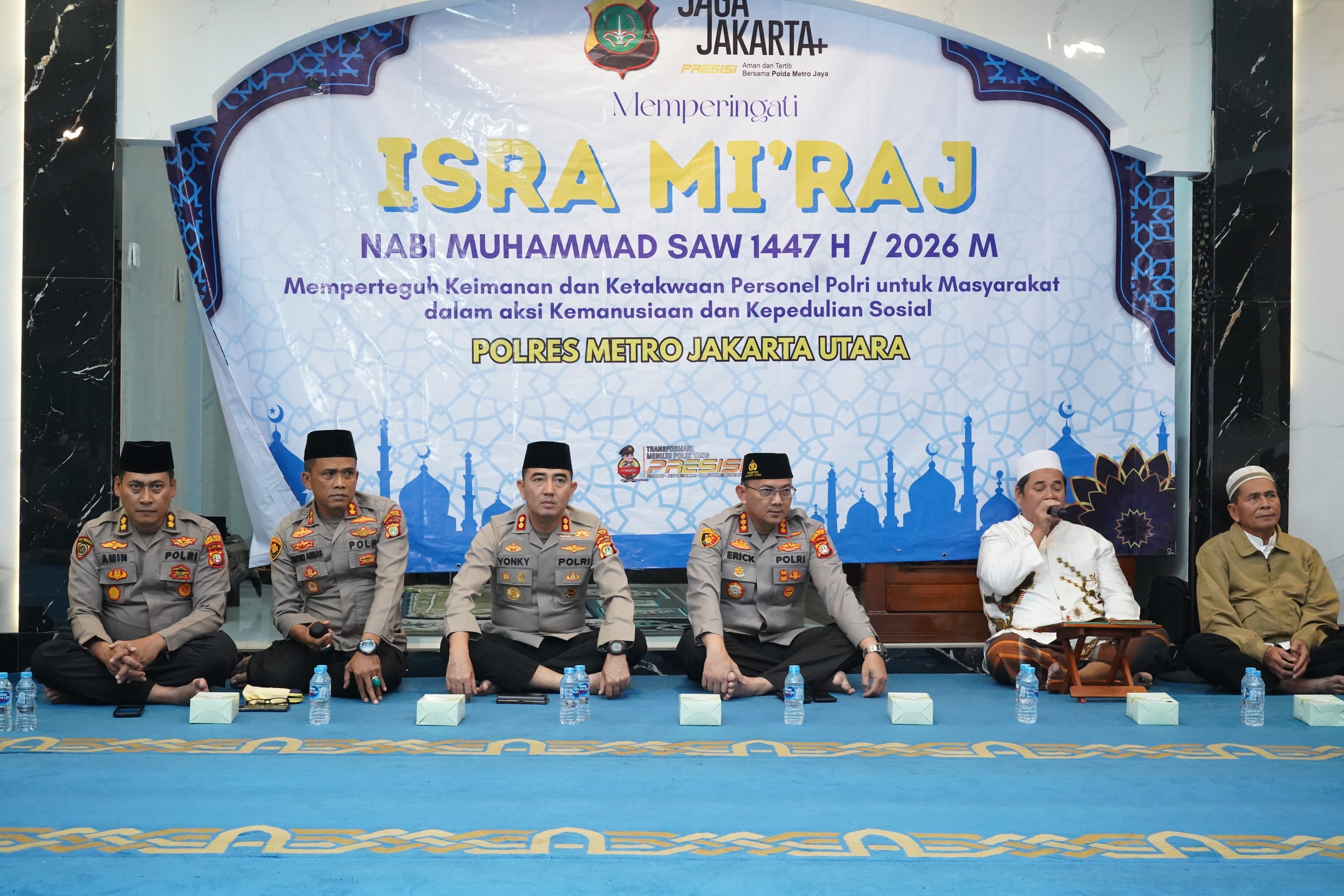 Kapolres Metro Jakarta Utara: Isra Miraj 1447 Hijriah Momentum Perkuat Pelayanan Polri yang Humanis