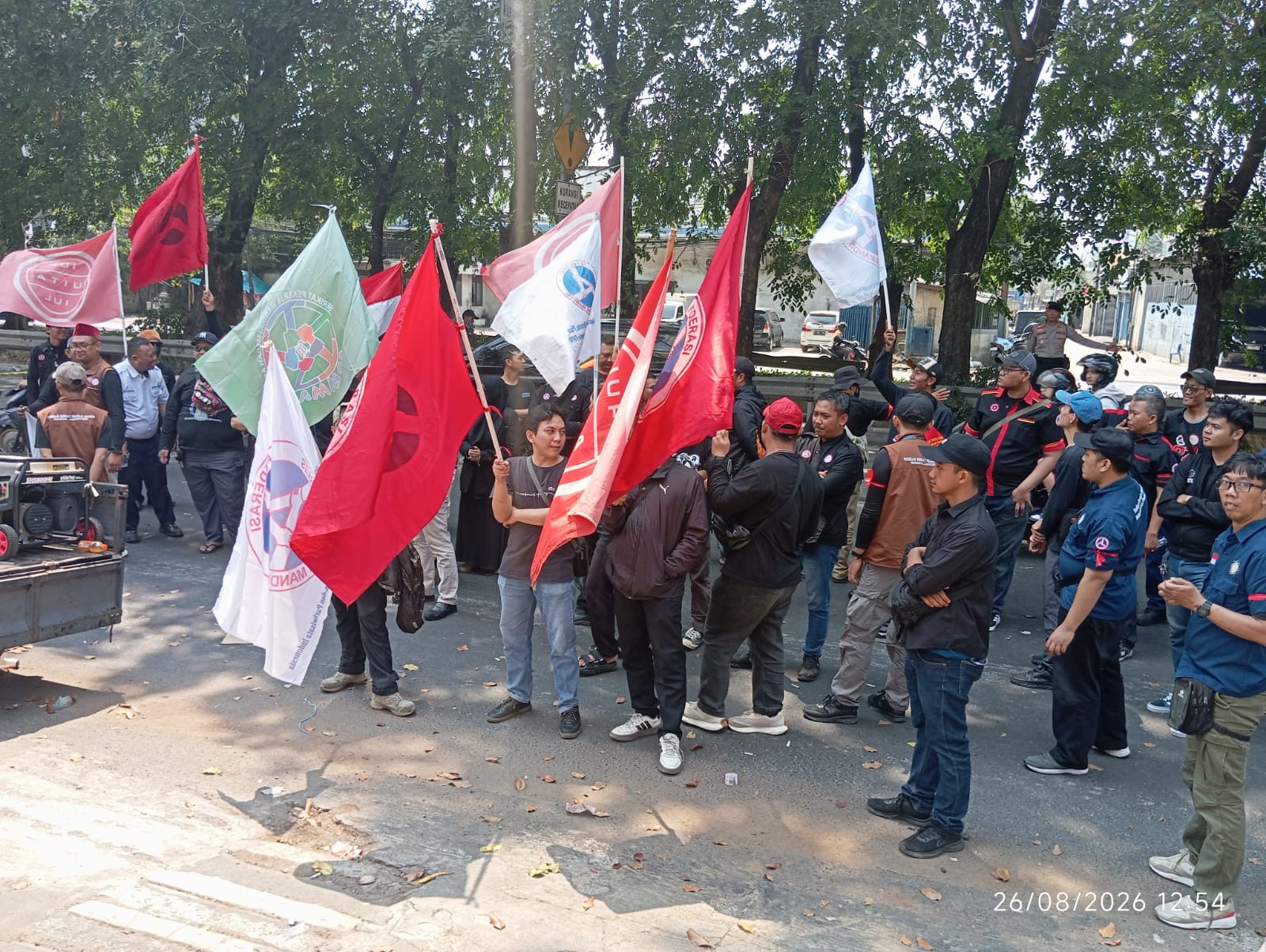 Polisi Siagakan 53 Personel Amankan Aksi Unras Eks Karyawan Megah Asia di Penjaringan