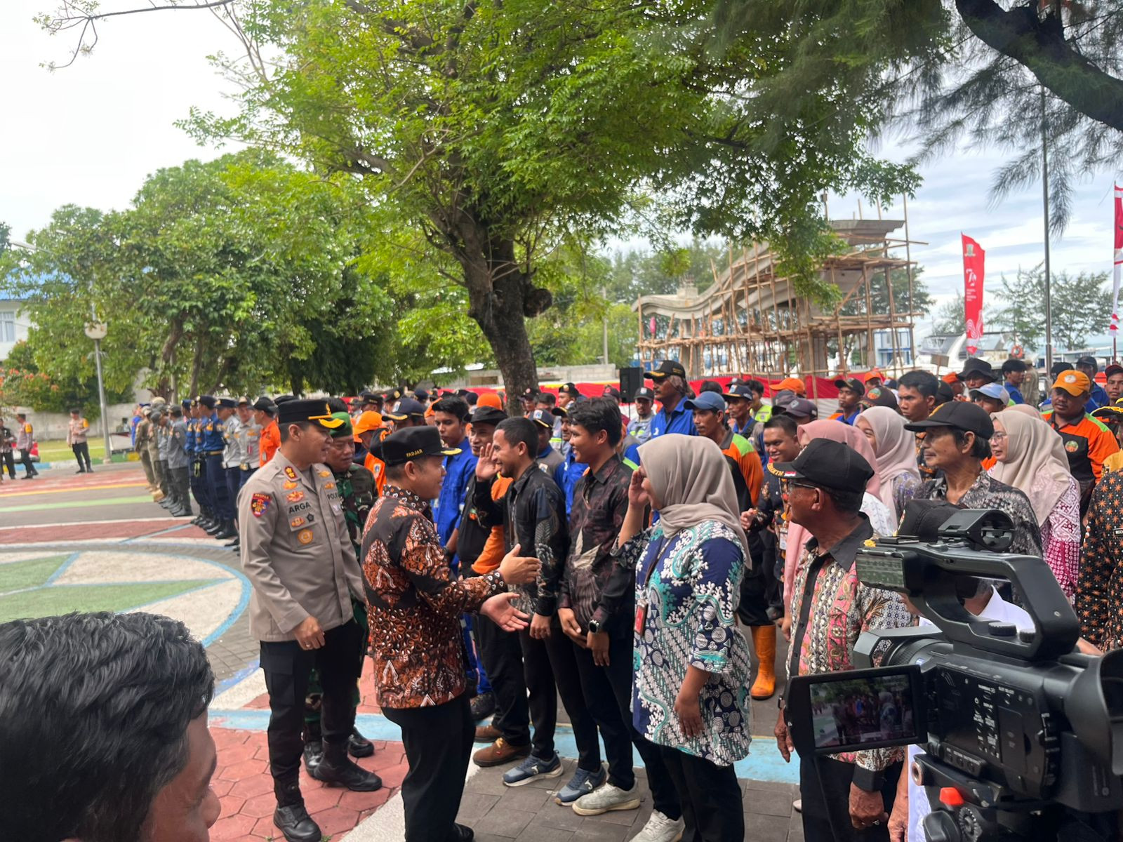 Kapolres Kepulauan Seribu Hadiri Apel Kesiapsiagaan Musim Penghujan, Tegaskan Komitmen “Jaga Jakarta”