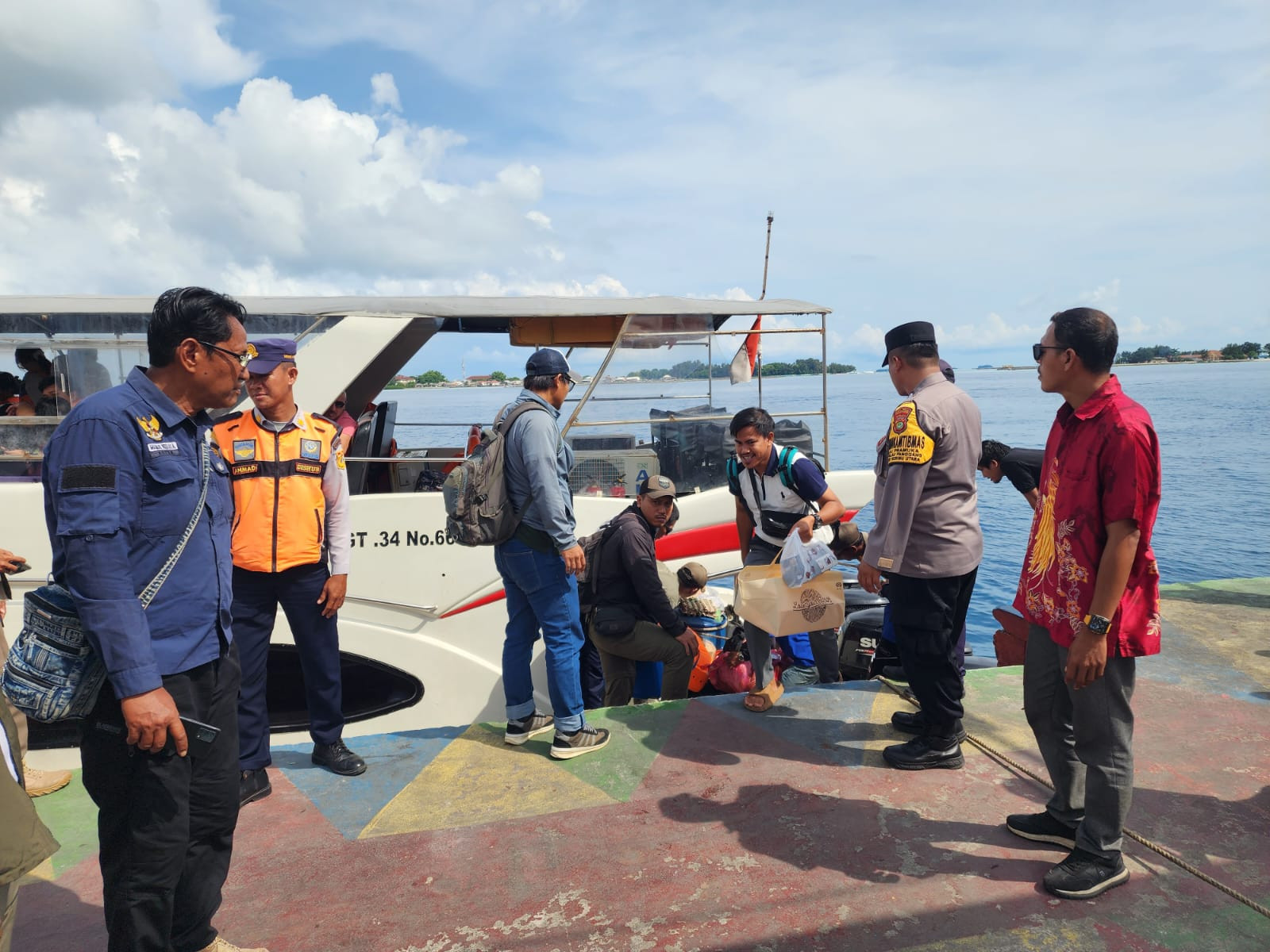 Strong Point Dermaga Diperkuat, Polres Kepulauan Seribu Jamin Keamanan Aktivitas Pagi