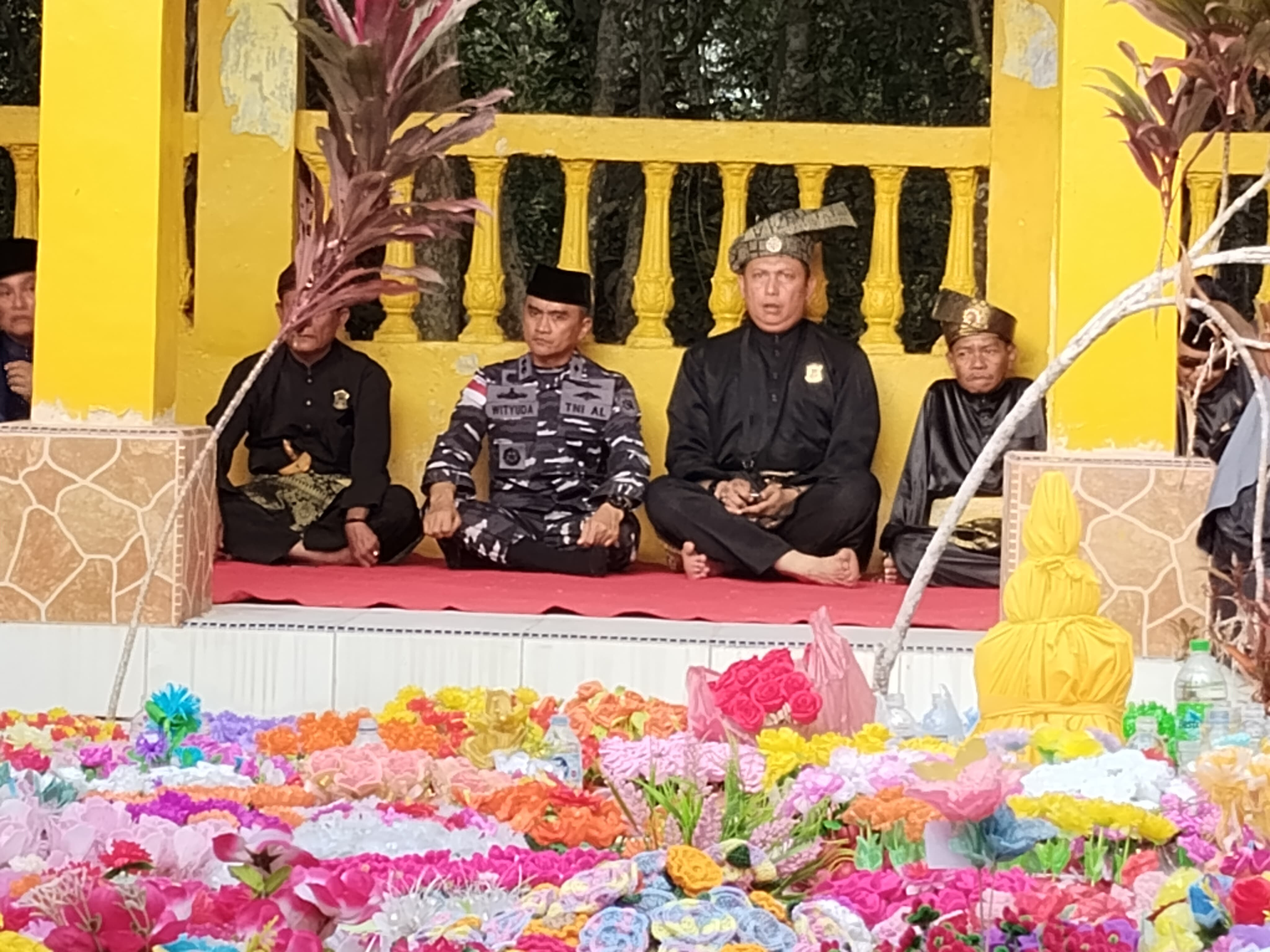 Danlanal Bintan Hadiri Kenduri Merohom Bukit Batu, Jaga Tradisi dan Budaya Bangsa Sebagai Fondasi Pertahanan