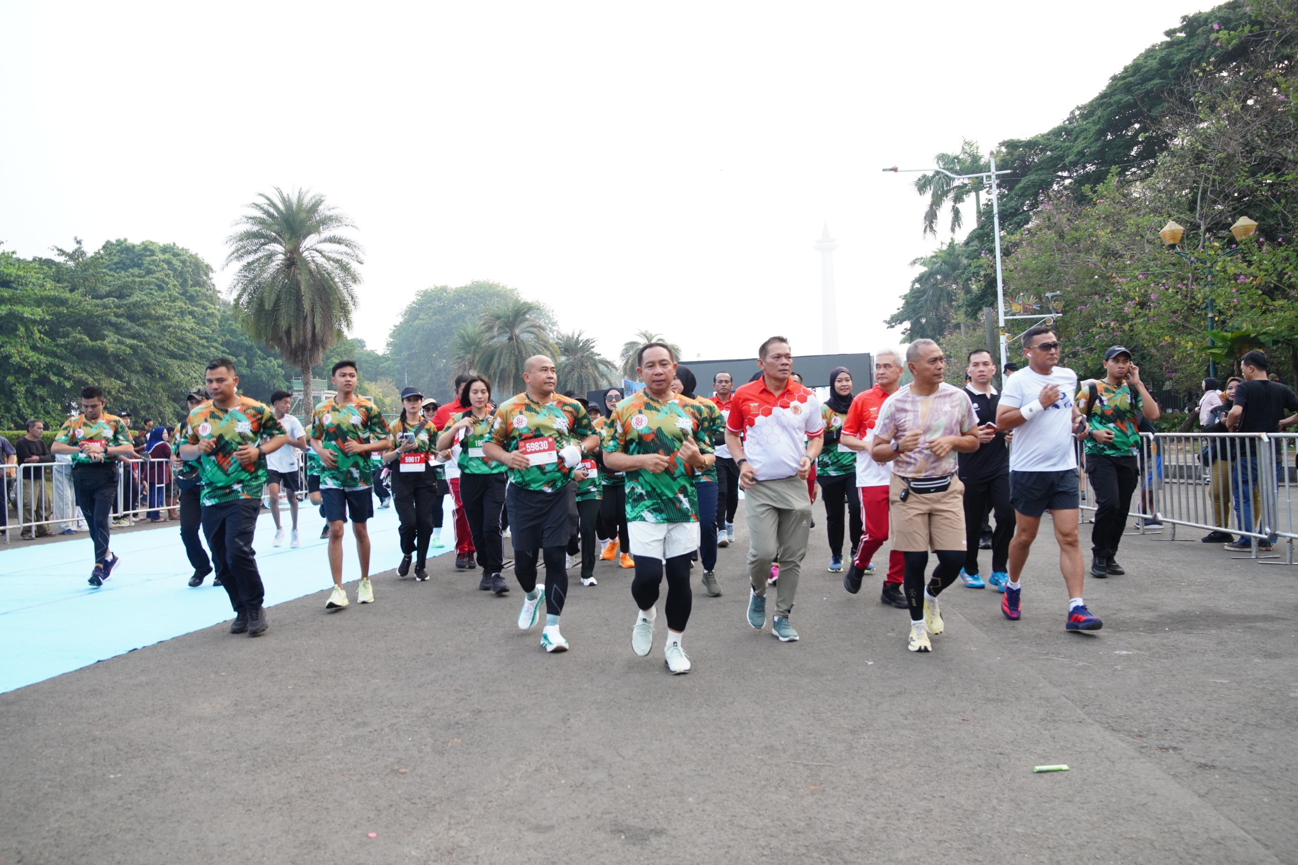 TNI Run 2026 Meriahkan Rangkaian HUT Ke-81 TNI, 15.965 Pelari Padati Monas