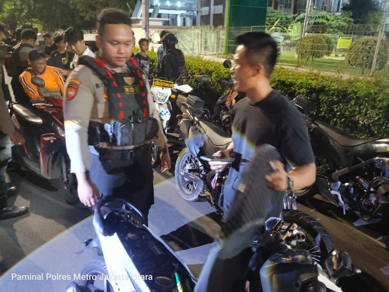 Polres Metro Jakarta Utara Perketat Patroli Malam, Satu Kendaraan Diamankan Saat Razia