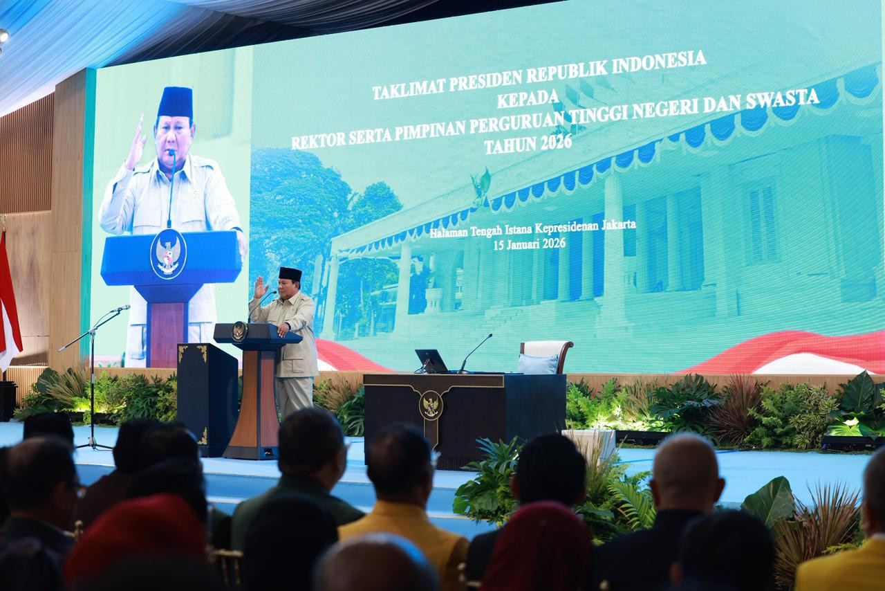 Prabowo Dialog dengan 1.100 Rektor hingga Guru Besar di Istana Negara