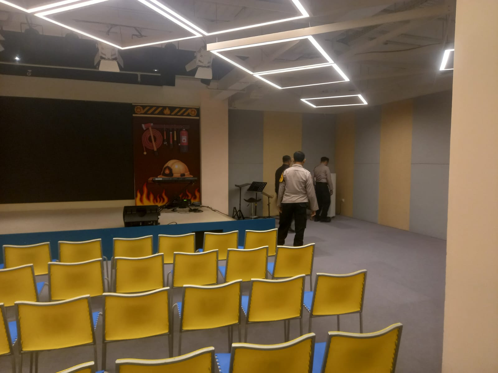 Sterilisasi Pastikan Gereja GBI Gilgal Center, Polsek Metro Penjaringan Pastikan Keamanan Ibadah Kamis Putih