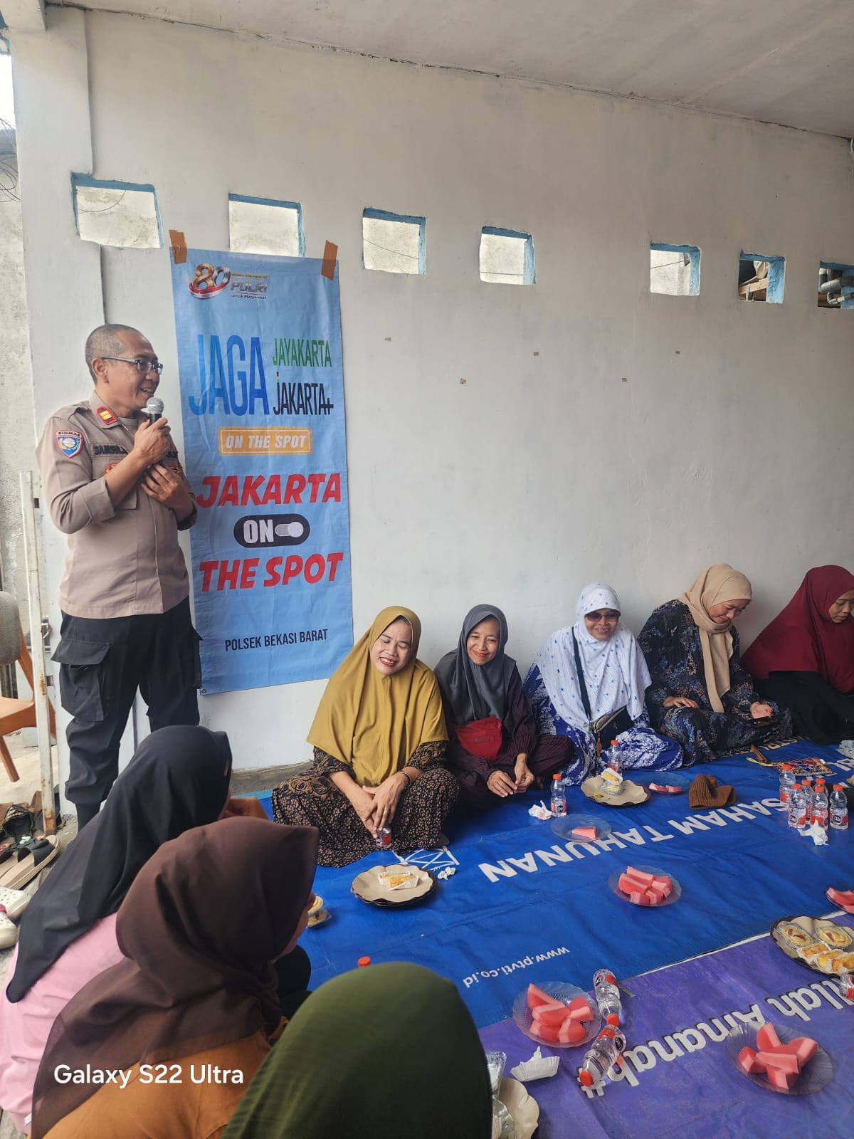 Jaga Jakarta On The Spot, Polsek Bekasi Barat Ajak Warga Bintara Cegah Tawuran dan Judi Online