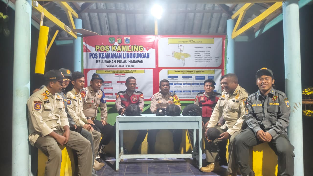 Polsek Kepulauan Seribu Utara Gelar Patroli dan Pengecekan Pos Kamling di Tiga Pulau, Pastikan Lingkungan Aman dan Kondusif