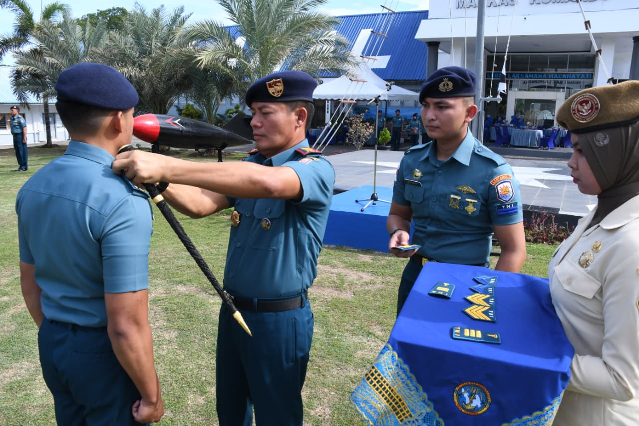 Lanal Sabang Gelar Upacara Kenaikan Pangkat Prajurit