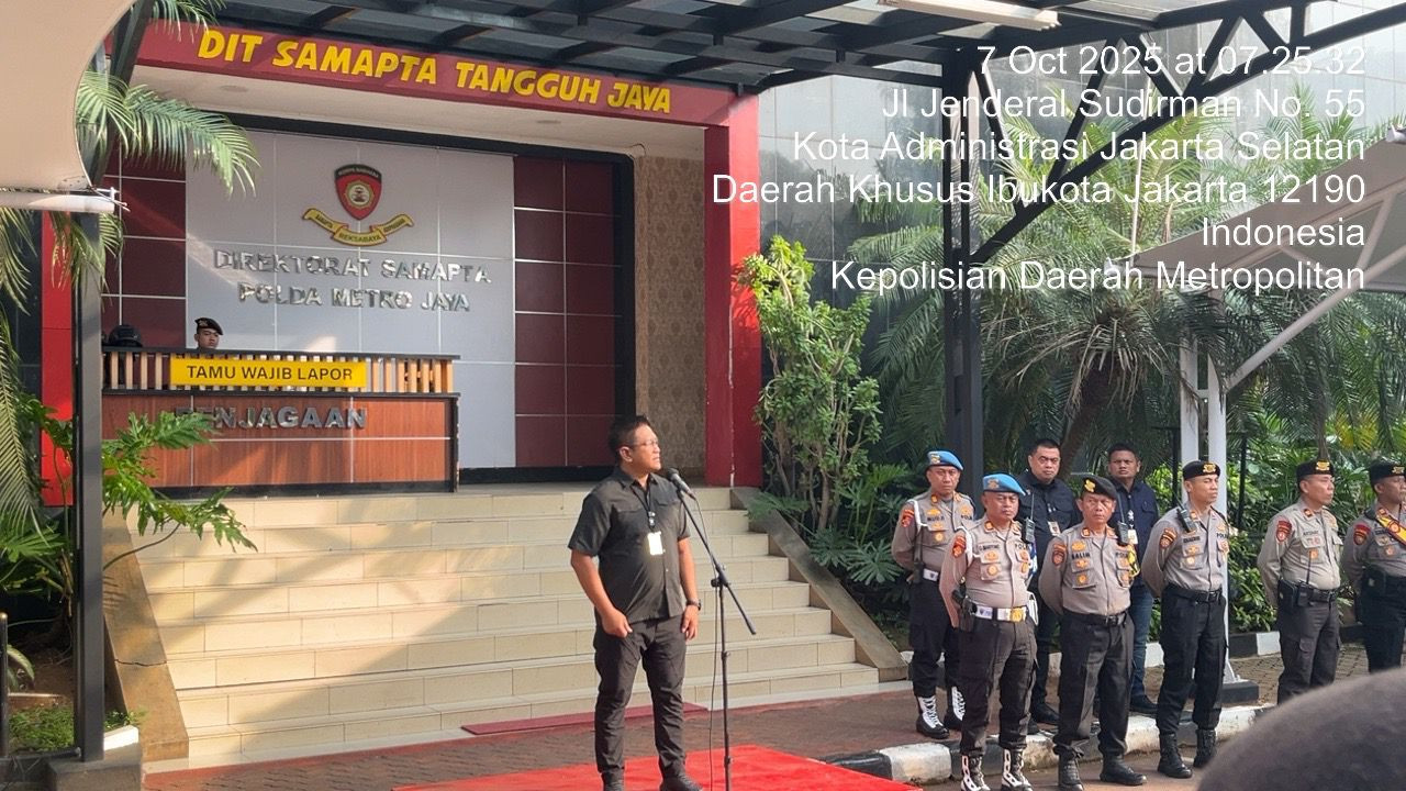 Bidpropam Polda Metro Jaya Sosialisasikan WBS dan SP4N-Lapor ke Personel Samapta