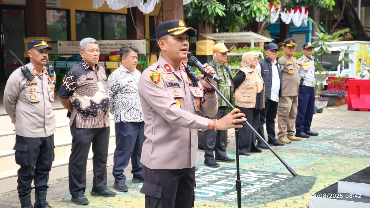 Sinergi 3 Pilar di Pademangan: Amankan Keberangkatan Massa Buruh, Dukung Program "Jaga Jakarta"