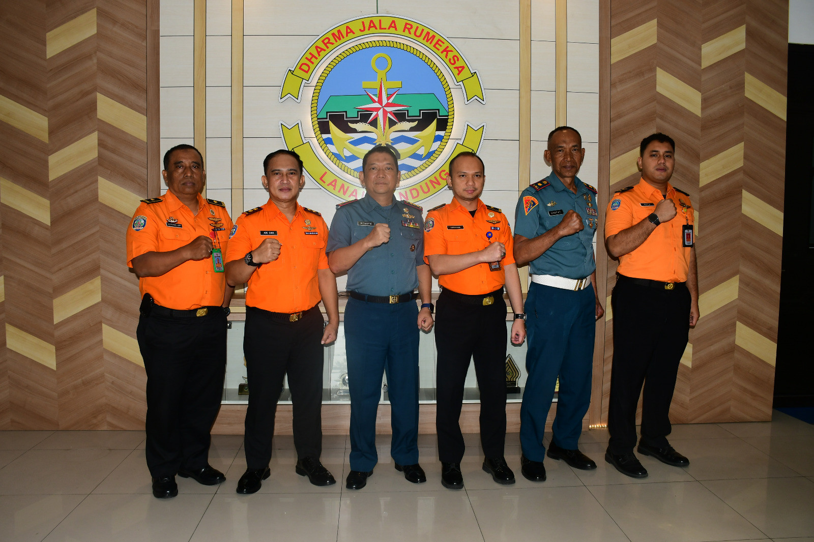 Komandan Lanal Bandung Terima Kunjungan Audiensi Kepala Kantor SAR Bandung