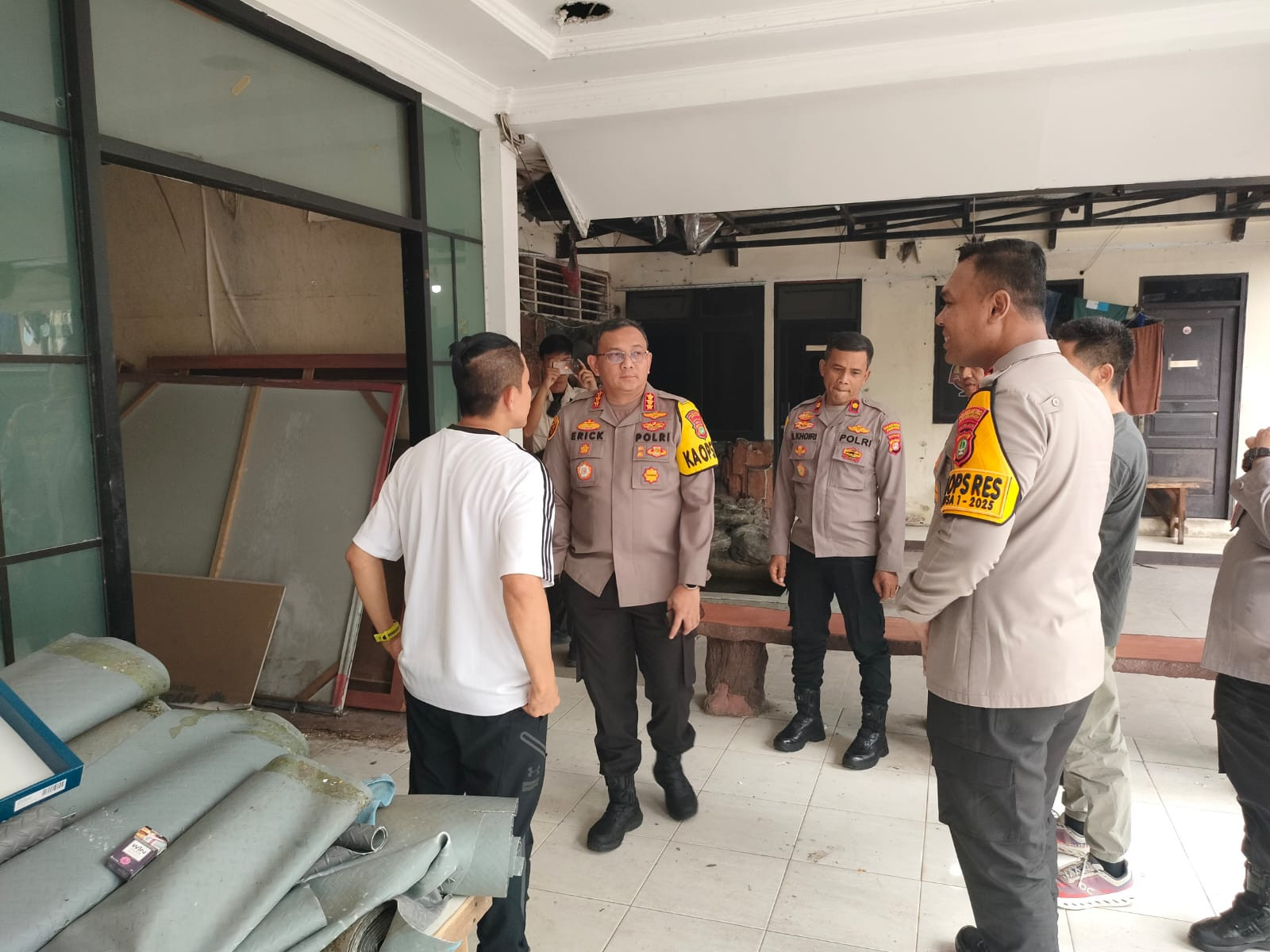 Kapolres dan Wakapolres Metro Jakarta Utara Tinjau Kesiapan SPPG Polri di Pegangsaan Dua