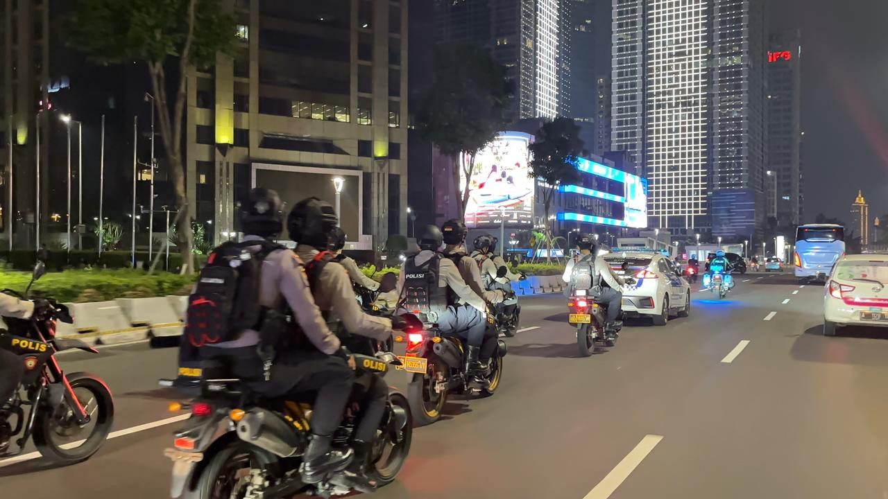 Polisi Sisir Titik Rawan di Jaksel, Wujudkan Rasa Aman Warga Pada Malam Hari