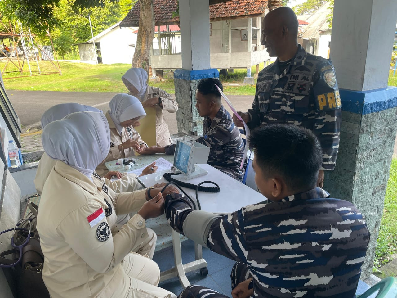 Memastikan Kesiapan Prajurit, Lanal Sabang Laksanakan Pemeriksaan Kesehatan Rutin