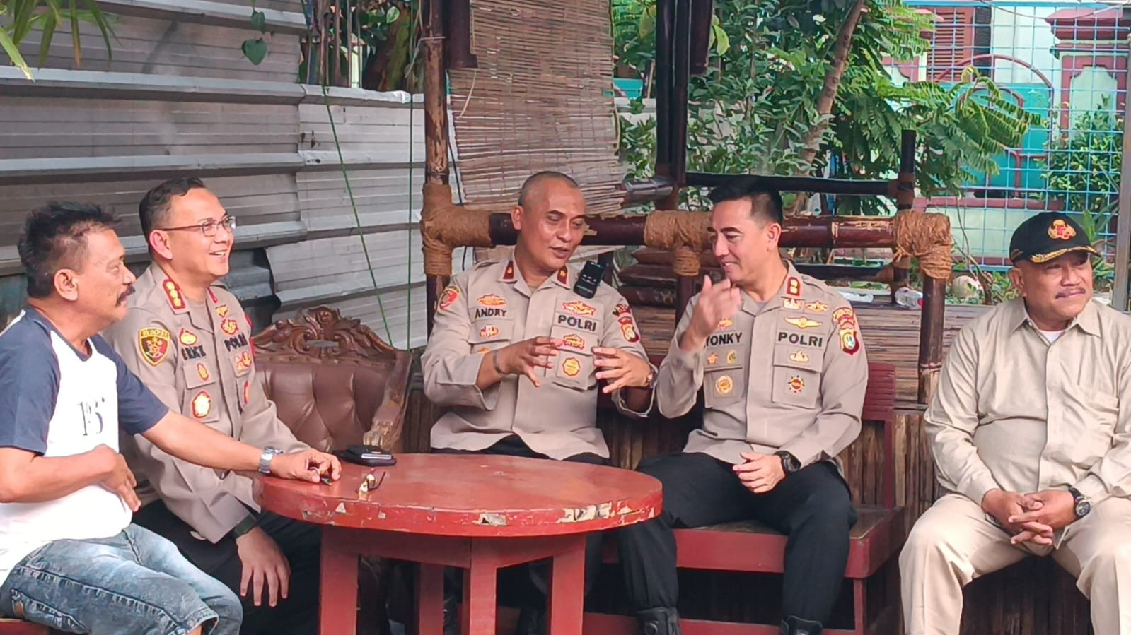 Kapolres Metro Jakarta Utara Turun Langsung Cek Kesiapan Jaga Jakarta On The Spot di Koja