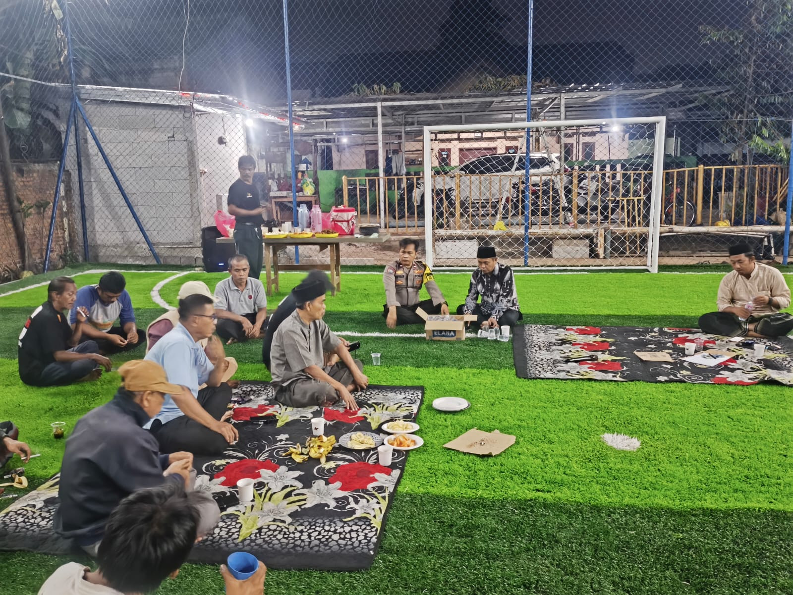 Jalin Silaturahmi, Kapolsubsektor Sumurbatu Hadiri Tasyakuran HUT RI ke-80