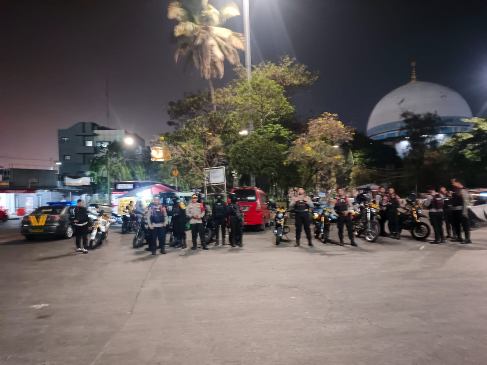 Cegah Gangguan Kamtibmas, Polres Metro Jakarta Utara Sisir Sejumlah Kawasan Lewat Patroli Malam