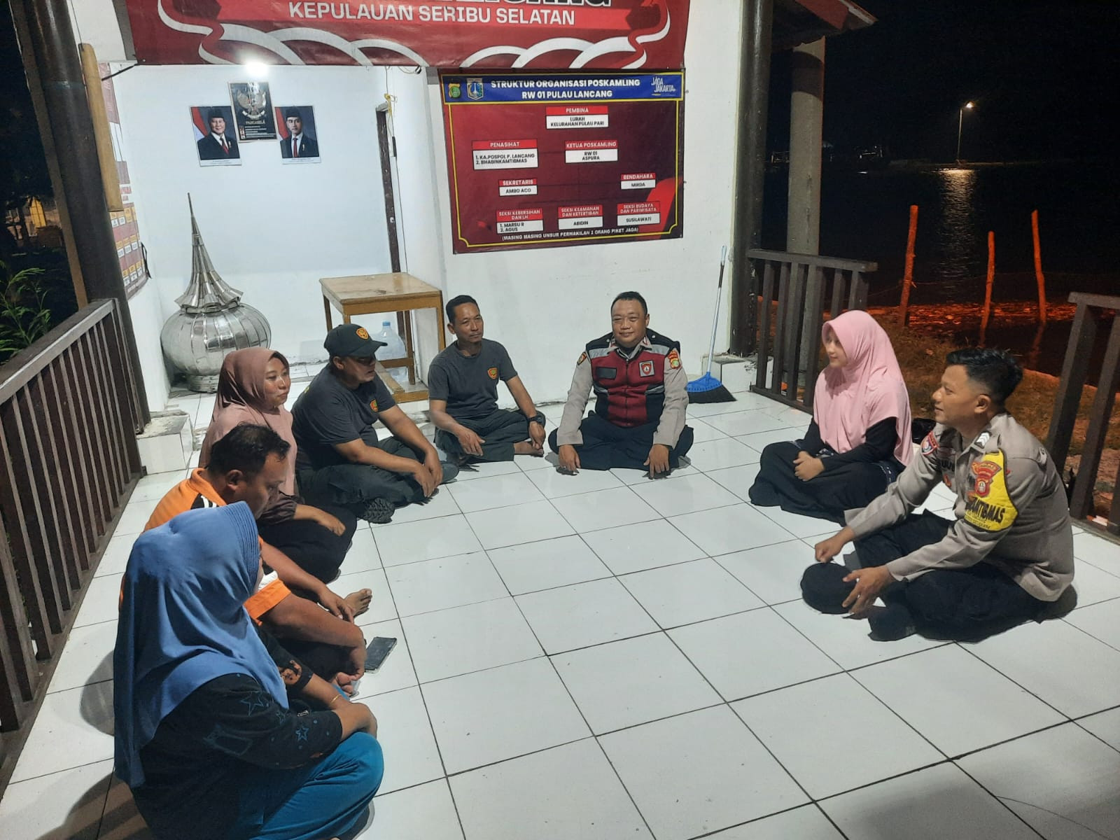 Patroli Malam Jakarta On The Spot, Polsek Kepulauan Seribu Selatan Ajak Warga Manfaatkan Layanan Polisi 110