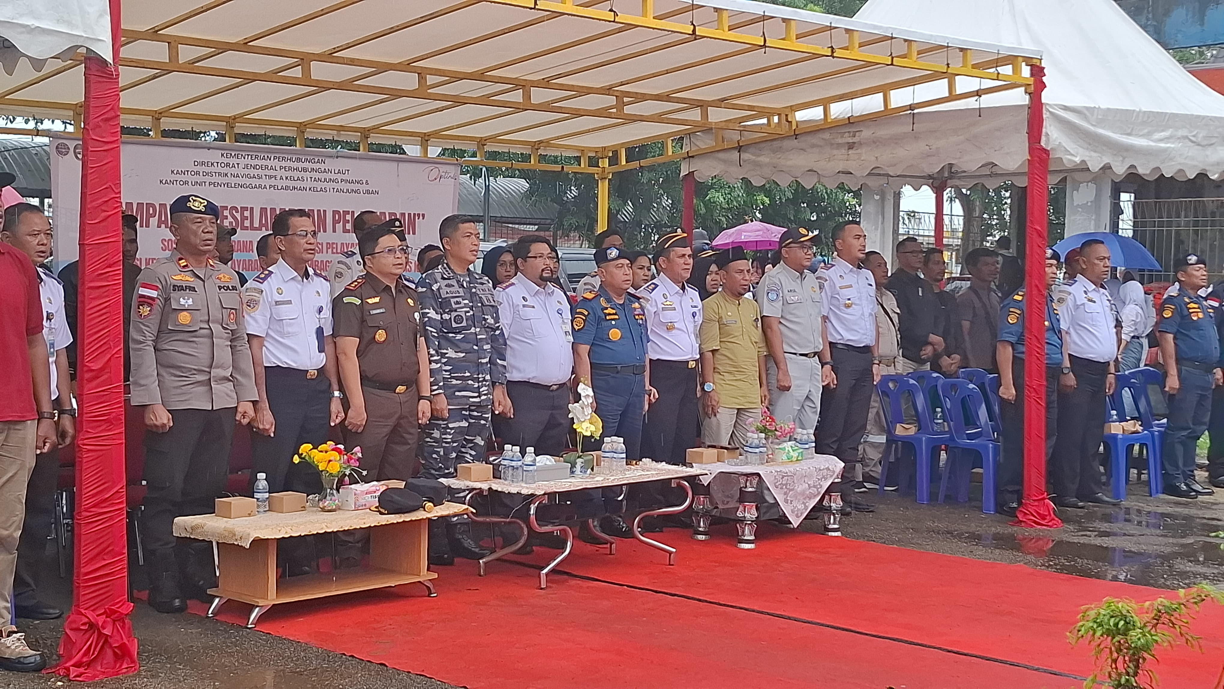 Kampanye Keselamatan Pelayaran Tahun 2025 Diikuti Danlanal Bintan