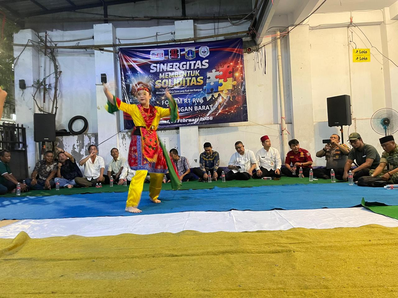 Perkuat Sinergitas Warga, Polsek Pademangan Hadiri Silaturahmi Forum RT/RW di Pademangan Barat