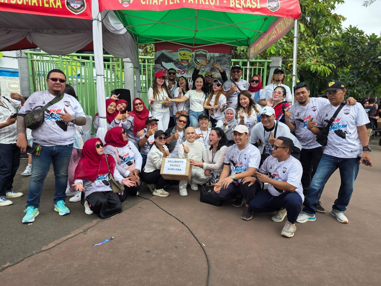 Pajero Nusantara  Bersama Selebriti Gelar Bazar Donasi untuk Korban Bencana Alam di Sumatera