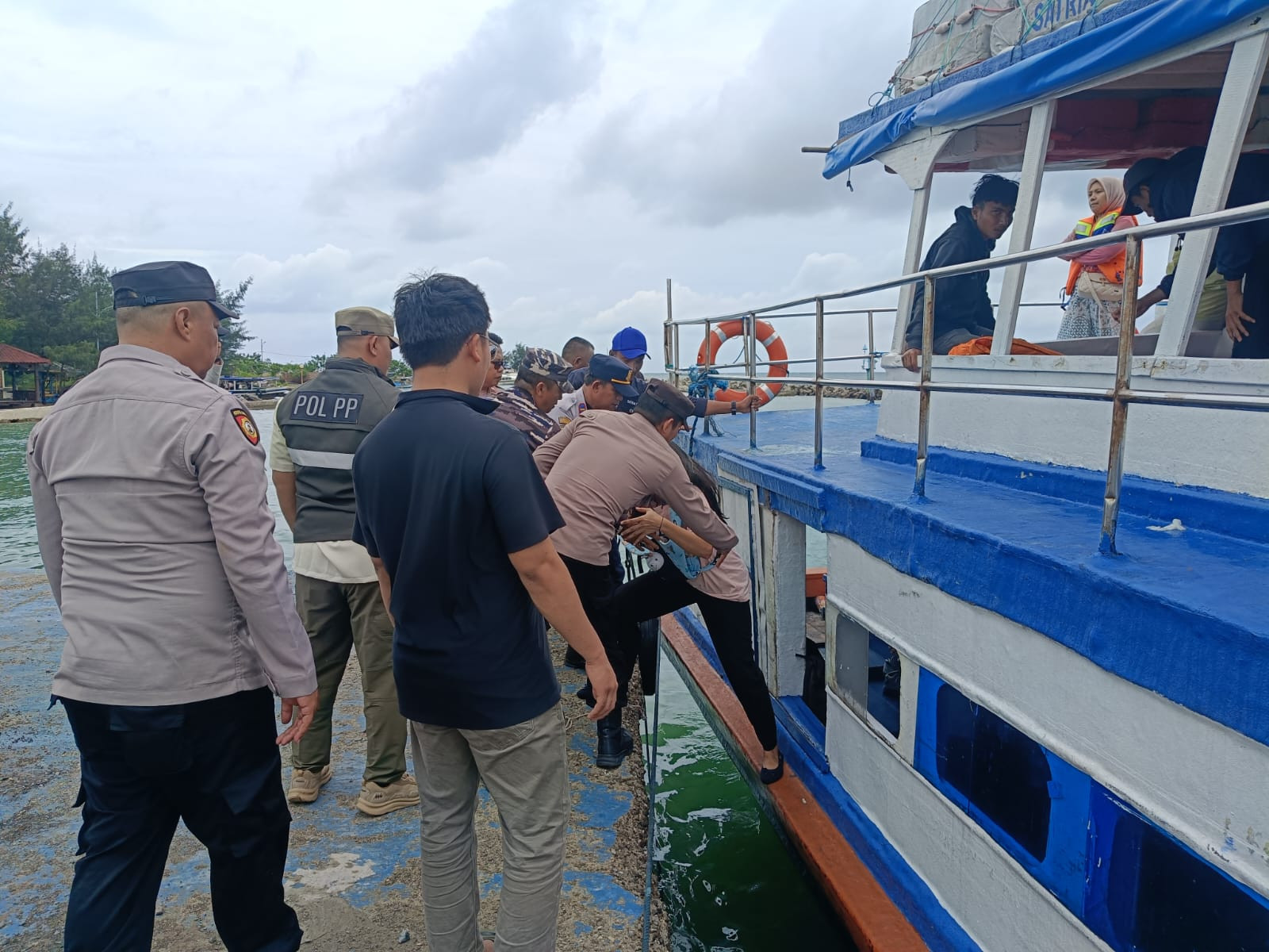 Pos Pengamanan Nataru di Pulau Tidung Hadirkan Rasa Aman bagi Warga dan Wisatawan