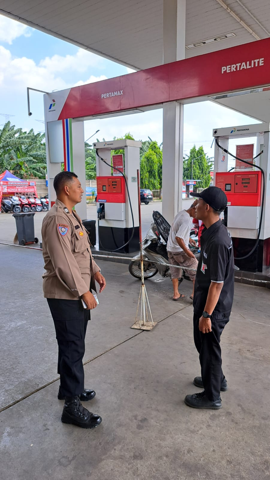 Cegah Gangguan Kamtibmas, Polsek Bantargebang Gencarkan Patroli di SPBU