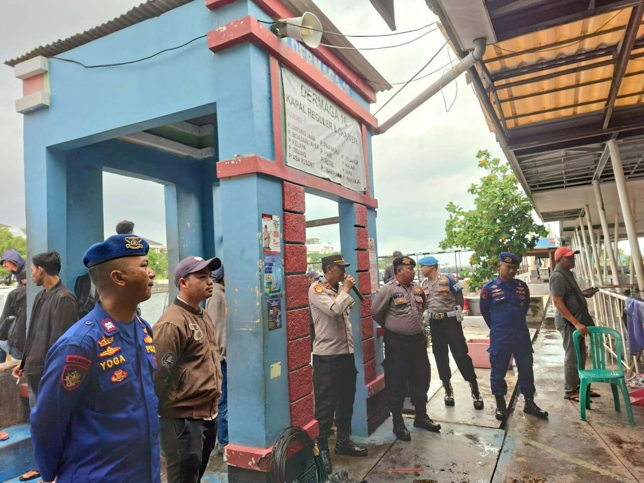 Wakapolres Kepulauan Seribu Pimpin Strong Point di Marina Ancol, Utamakan Keselamatan dan Pelayanan Humanis