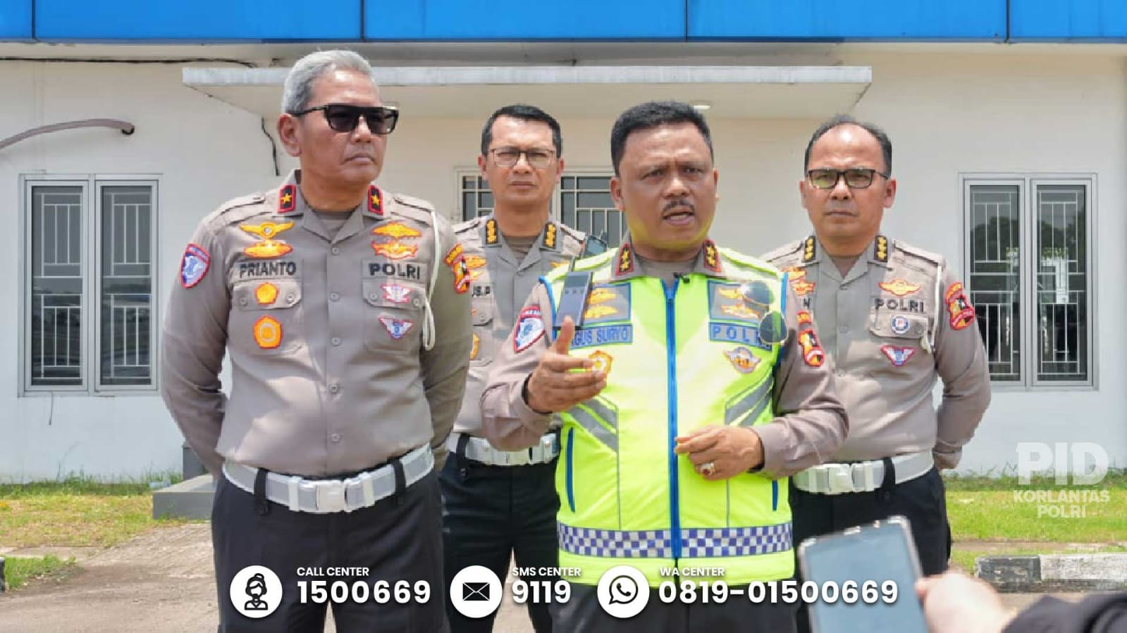 Dukung Penuh Program Pemerintah, Kakorlantas Polri Tinjau SPPG di Pusdik Lalu Lintas Serpong