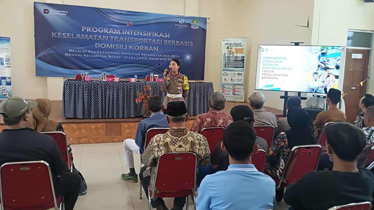 Gandeng Jasa Raharja dan Dishub, Satlantas Polres Metro Bekasi Kota Utara Intensifkan Program Keselamatan Transportasi