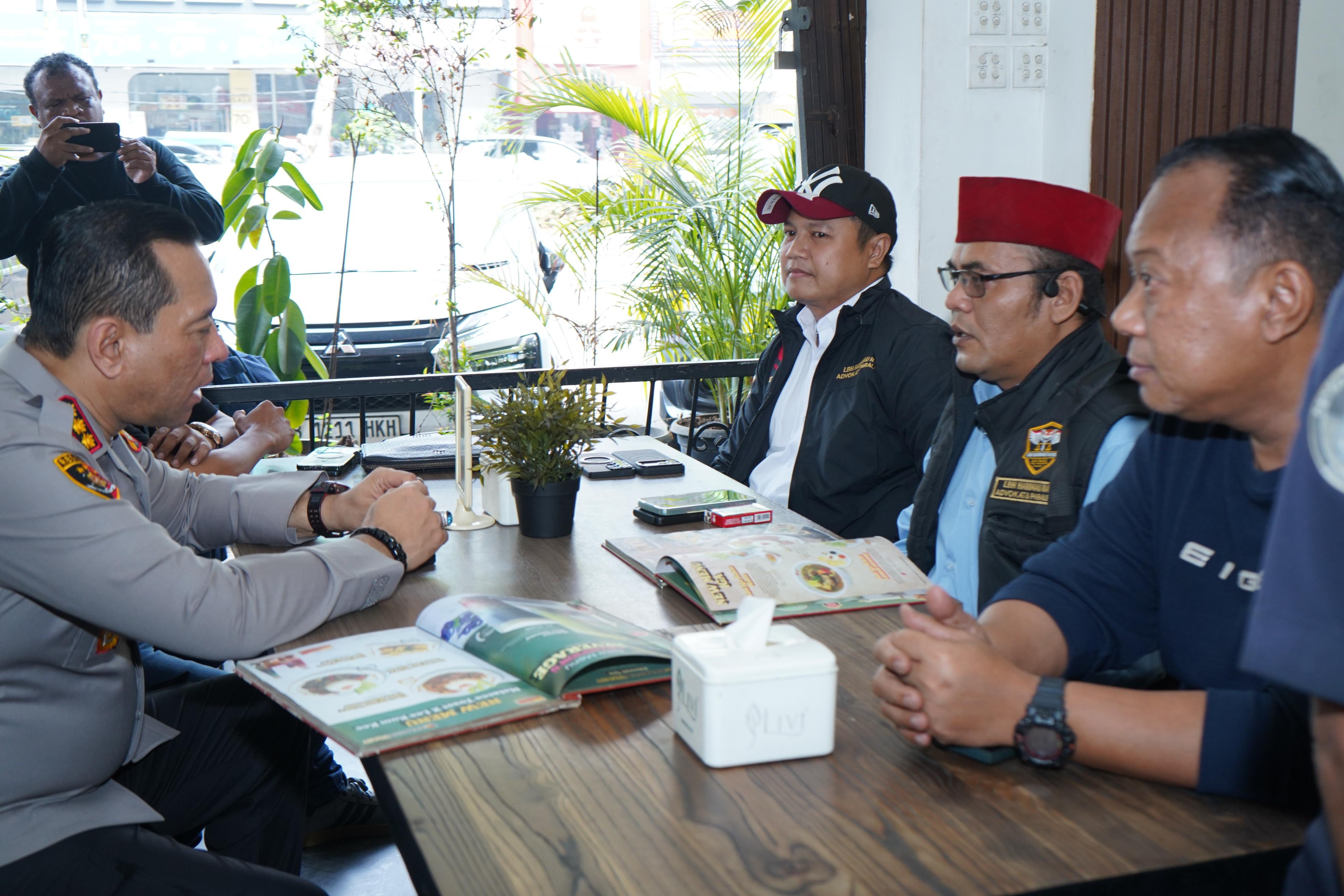 Ngariung Kamtibmas, Kapolres Metro Jakut Perkuat Sinergi bersama LBH Harimau Raya
