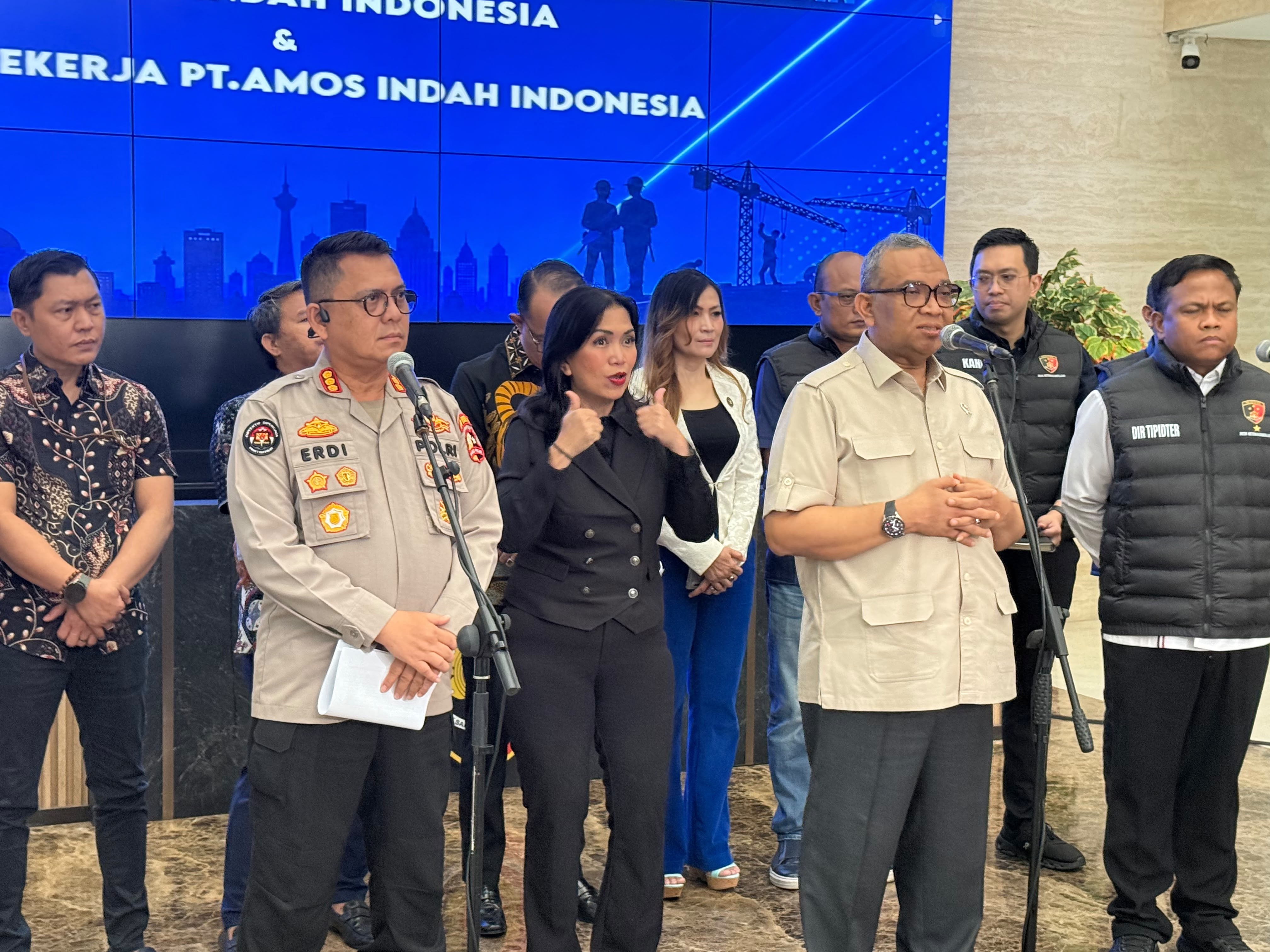 Desk Ketenagakerjaan Polri dan Kemnaker Selesaikan Perselisihan PHK 134 Pekerja PT Amos Indah Indonesia