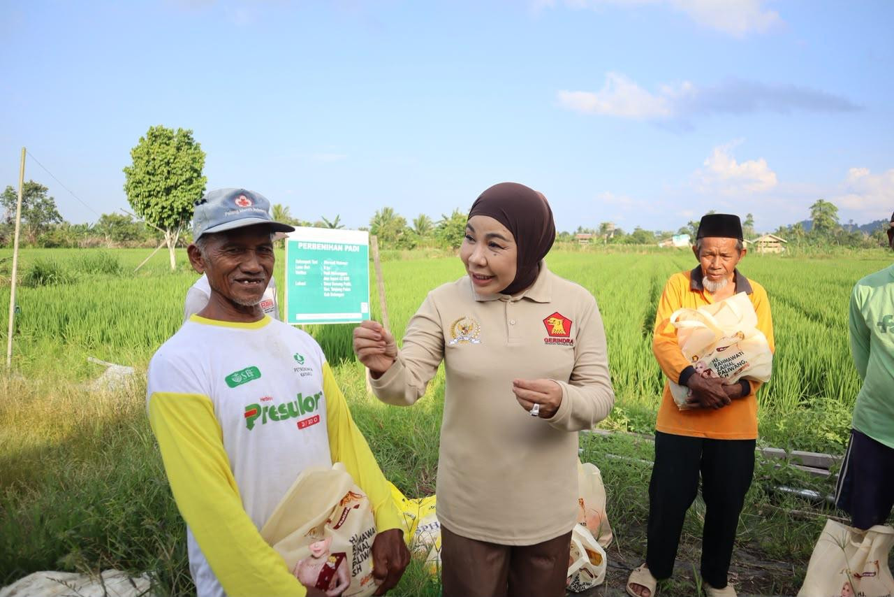 Tinjau Sentra Perbenihan Padi Bulungan, Hj. Rahmawati: Program Prabowo Bikin Petani Makin Optimistis