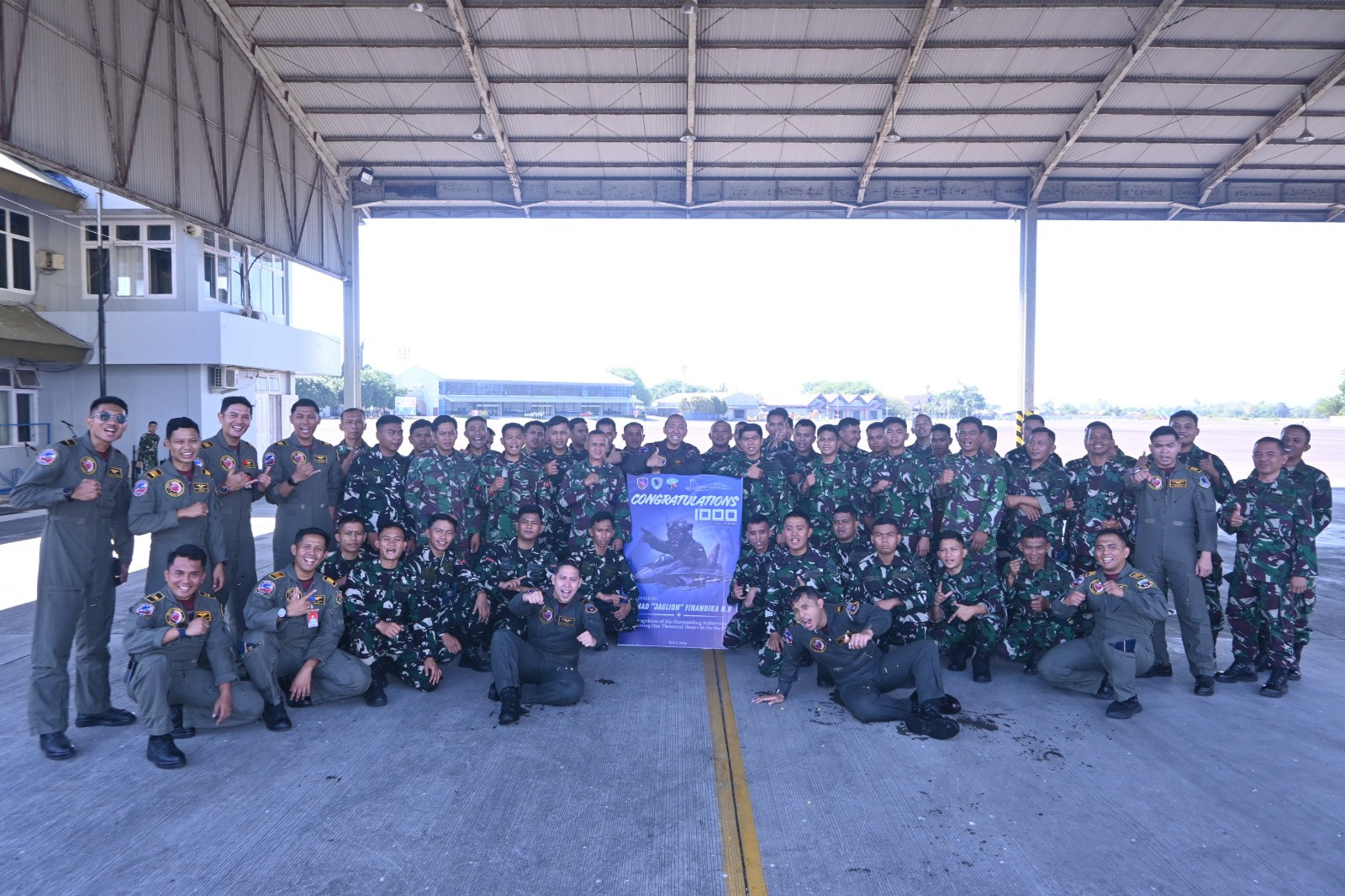 Tiga Penerbang Skadron Udara 11 Torehkan Prestasi Gemilang, Raih 1.000 Jam Terbang dan Terbang Solo Sukhoi Su-27/30