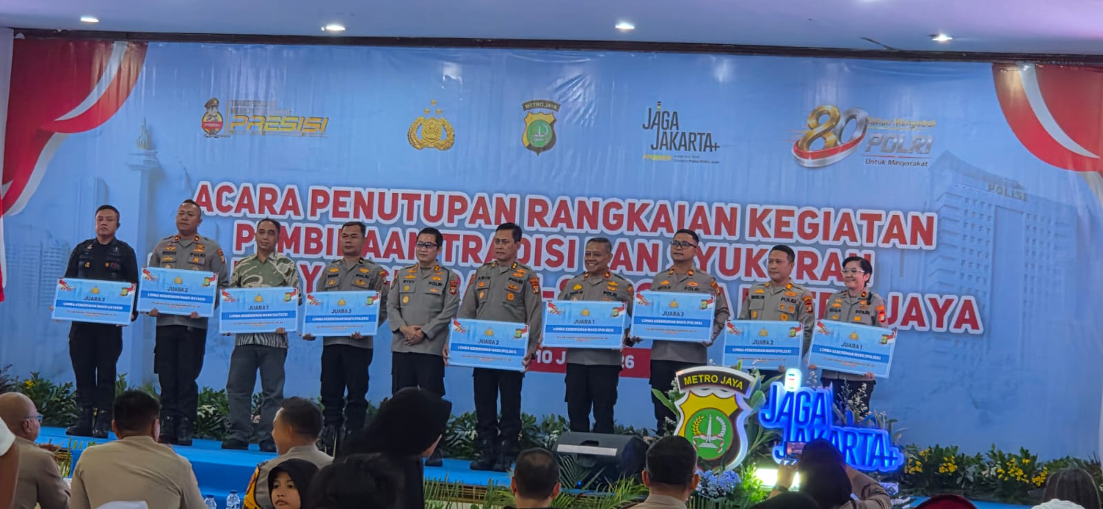 Bersih, Humanis, dan Tangguh! Polres Kepulauan Seribu Ukir Prestasi di Ajang Penghargaan Hari Bhayangkara ke-80 Polda Metro Jaya