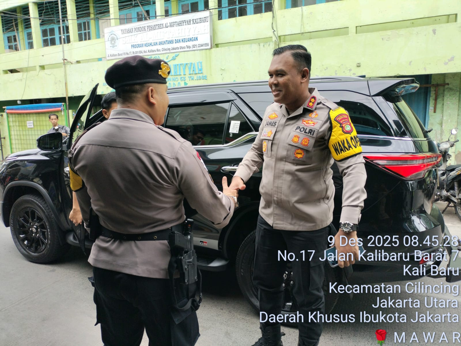 Police Go To School, Polres Metro Jakarta Utara Ajak Pelajar SMK Al Miftahiyah Jaga Kamtibmas