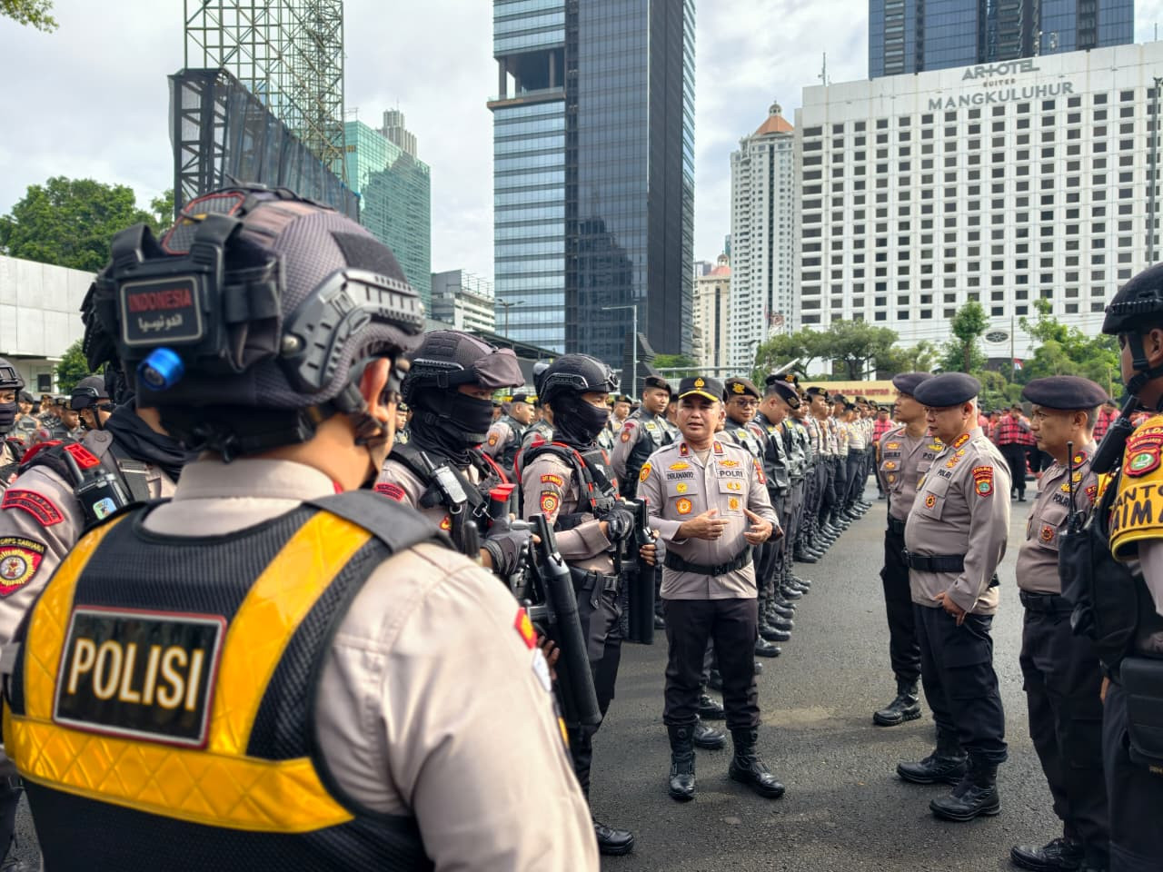 Wakapolda Metro Jaya Pimpin Apel Ditsamapta Berikan Apresiasi dalam Menjaga Kondusifitas Jakarta