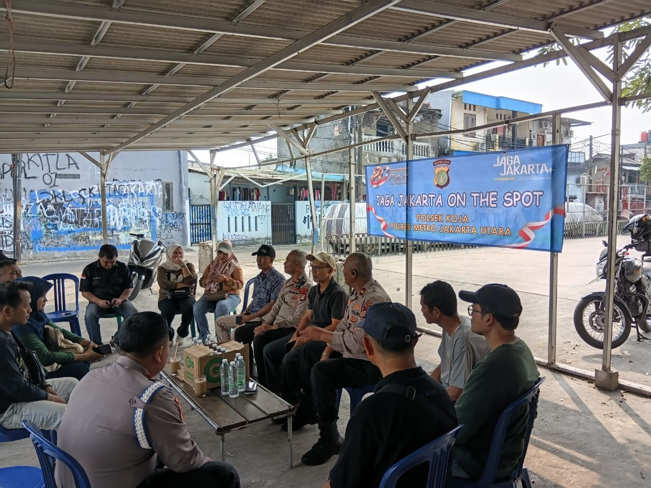 Kapolsek Koja Ajak Warga Perkuat Kamtibmas Lewat Program Jaga Jakarta On The Spot