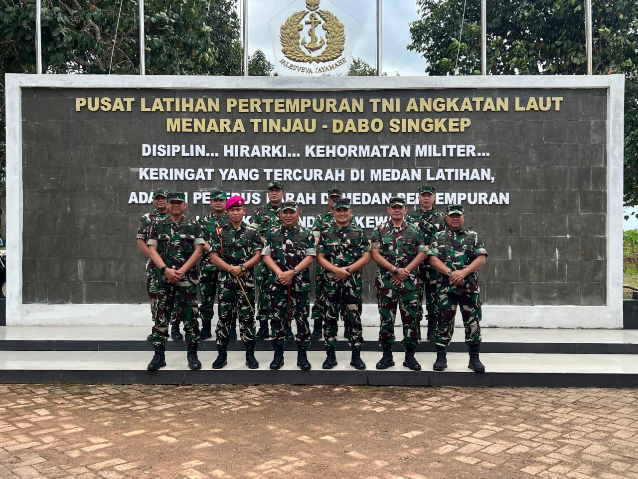 Dankodiklat TNI Tinjau Sarana Prasana dan Kesiapan Latgabma Super Garuda Shield 2025 di Puslatpurmar 9 Kabupaten Lingga