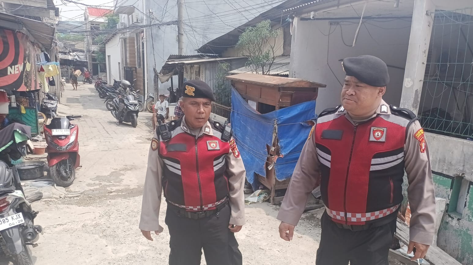 Polsek Koja Intensifkan Patroli Jalan Kaki, Antisipasi Tawuran di Tugu Utara