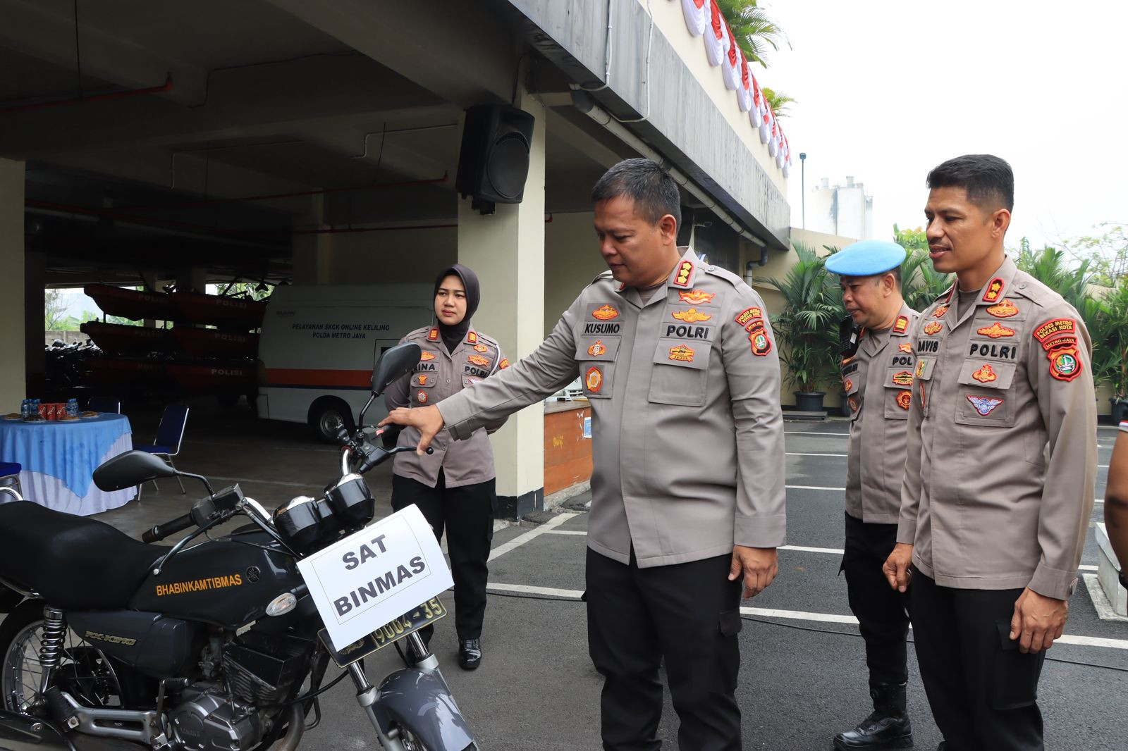 Kontes Motor Dinas Resik Meriahkan Hari Bhayangkara ke-80, Kapolres Bekasi Kota: “Motor Dinasku Kebangganku”