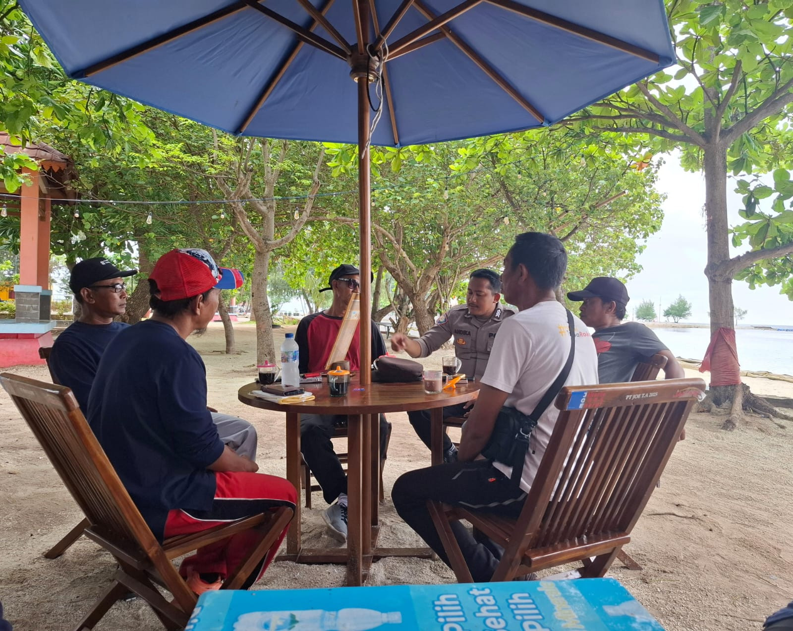 Bhabinkamtibmas Pulau Tidung Sambang Warga Lewat Jakarta On The Spot, Sosialisasikan Layanan Polri 110